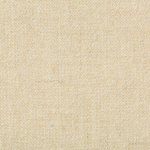 Close-up of a beige, tightly woven fabric with coarse fibers.