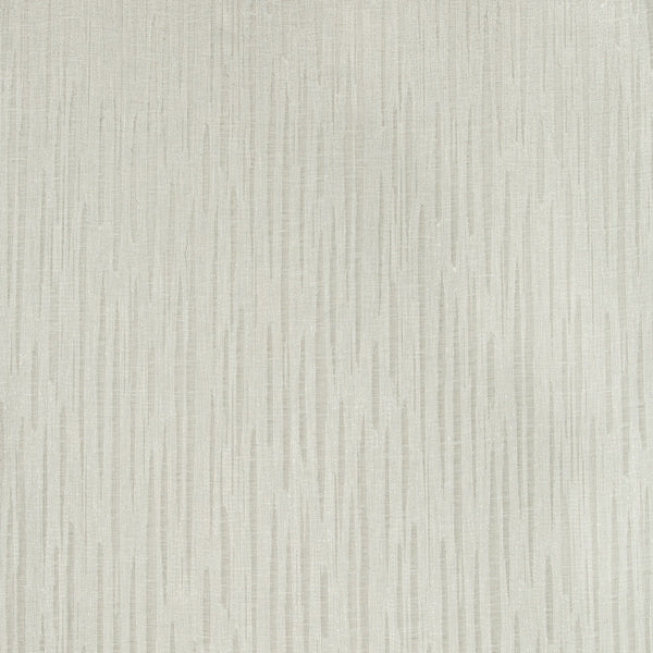 Close-up of neutral textured fabric or wallpaper with vertical streaks.