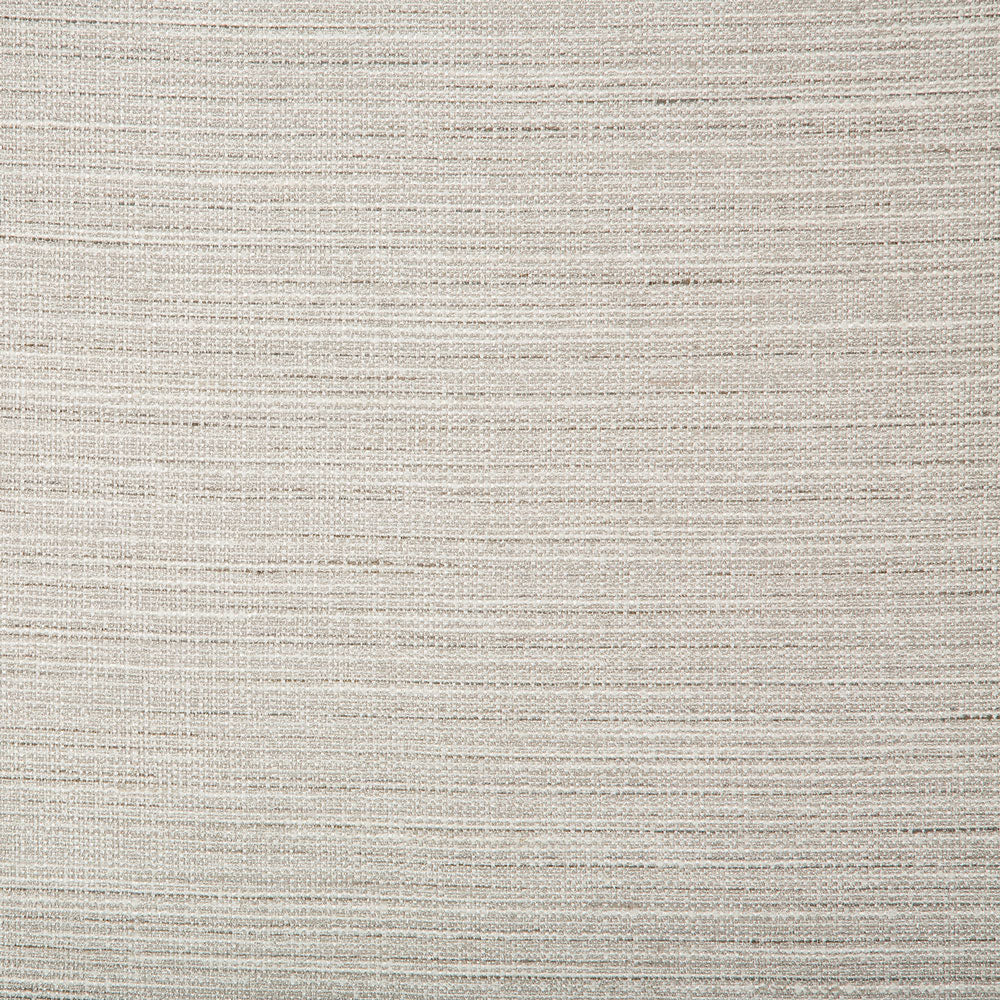 Close-up of natural beige fabric with subtle horizontal striped pattern.
