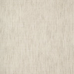 Close-up of light beige fabric with vertical weave pattern, textured linen-like.