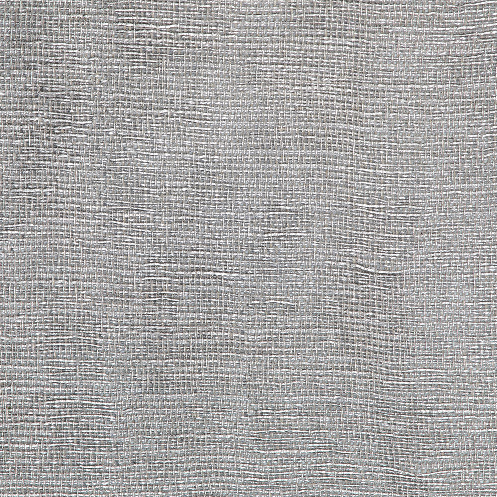 Close-up shot of a silvery-gray textured fabric with tight weave.