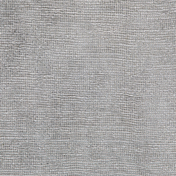 Close-up shot of a silvery-gray textured fabric with tight weave.