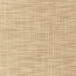 Close-up view of woven burlap fabric with natural beige color.