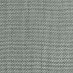 Close-up of neutral grey fabric with tight, uniform square weave.