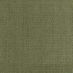 Close-up of olive green fabric with textured pattern, durable material.