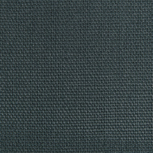 Close-up view of a dark, slate gray textured fabric with small-scale pattern.