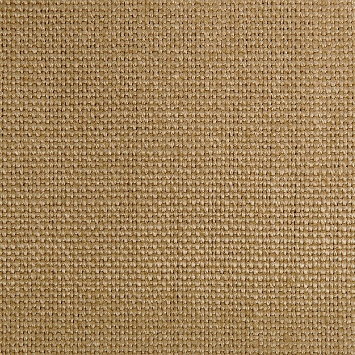 Close-up of durable beige fabric with tight, uniform weave pattern.
