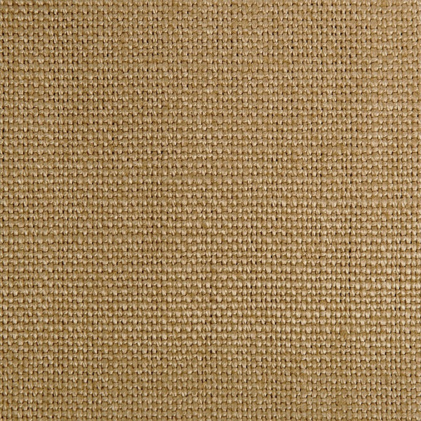 Close-up of durable beige fabric with tight, uniform weave pattern.
