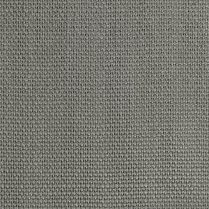 Close-up of gray fabric with tight weave and repetitive pattern.