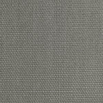 Close-up of gray fabric with tight weave and repetitive pattern.