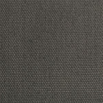 Close-up of durable dark gray fabric with consistent, tight weave.