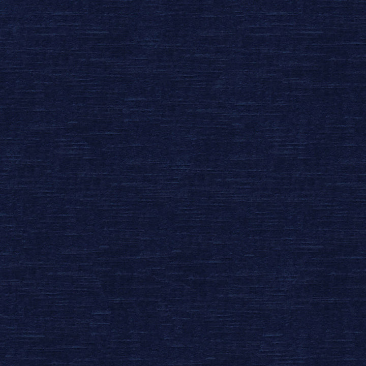 Close-up view of navy blue woven fabric texture, resembling denim.