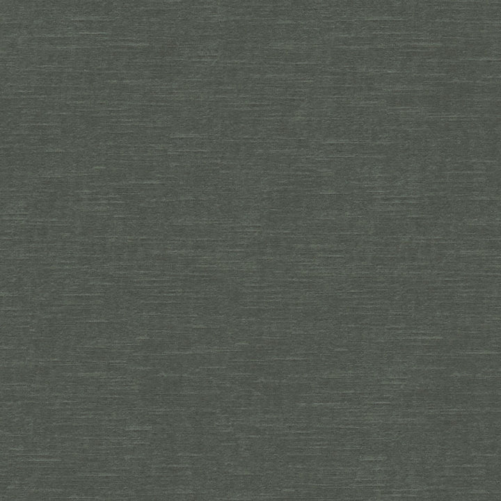 Close-up of dark green textured fabric with brushed appearance.