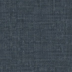 Close-up of dark blue fabric with sturdy, symmetrical weave pattern.