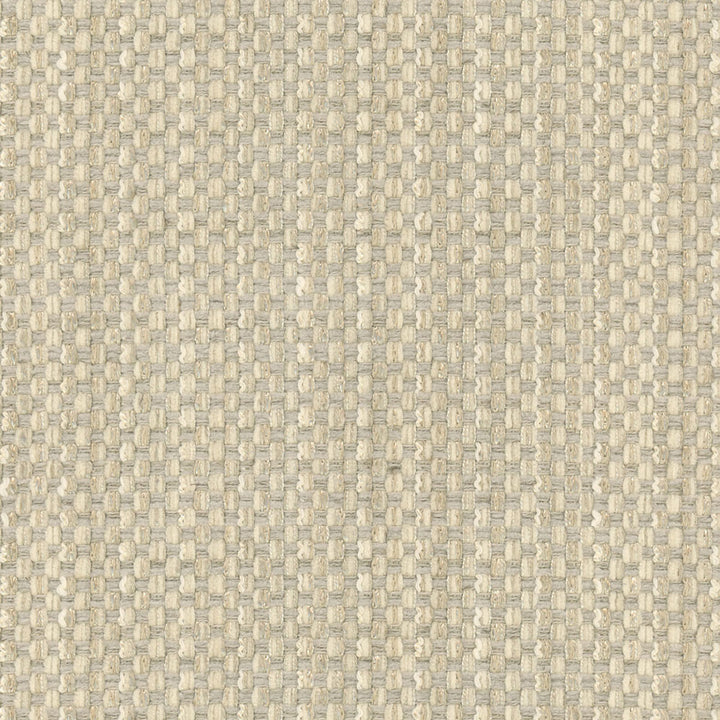 Close-up of durable, neutral woven fabric with nubby texture.