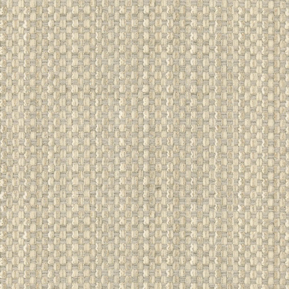 Close-up of durable, neutral woven fabric with nubby texture.