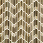Chevron pattern in shades of brown and beige on textile.