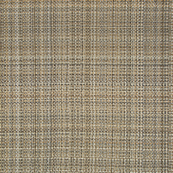 Close-up of intricately woven fabric with earthy, neutral tones.