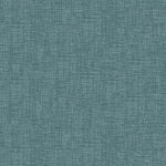 Close-up photograph of blue denim fabric with diagonal twill pattern.