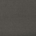 Close-up of dark gray woven fabric with intricate grainy texture.