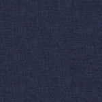 Close-up of dark blue denim fabric with diagonal twill weave.