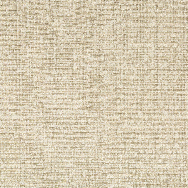 Beige textured fabric with tight weave, versatile for interior design.