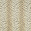 Tiger stripe fabric with alternating light beige and taupe stripes.