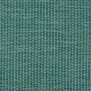 Close-up view of green and cream fabric with textured weave.