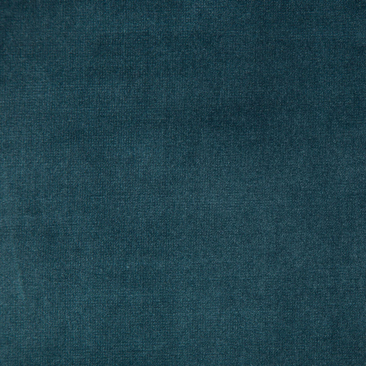 Close-up of teal fabric with heathered effect, durable for clothing.