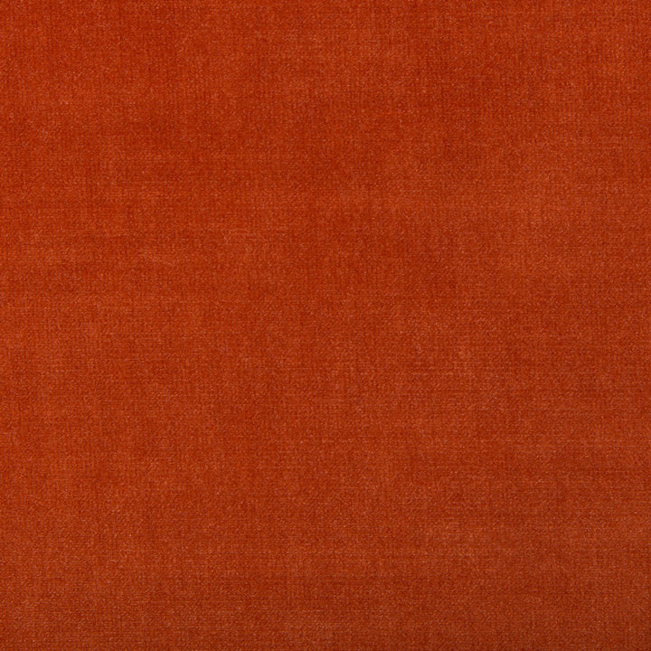 Terracotta fabric with soft, fuzzy texture creates a uniform appearance.