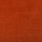 Terracotta fabric with soft, fuzzy texture creates a uniform appearance.