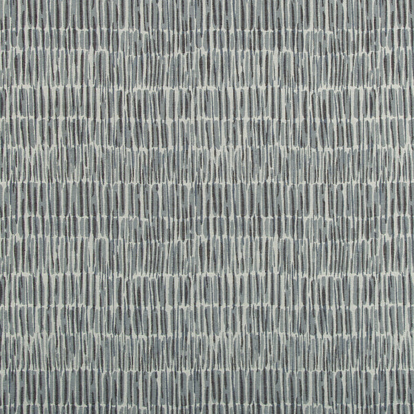 Abstract patterned fabric with vertical streaks in shades of grey.