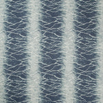 Abstract fabric design showcases ocean-inspired waves in soothing blue tones.