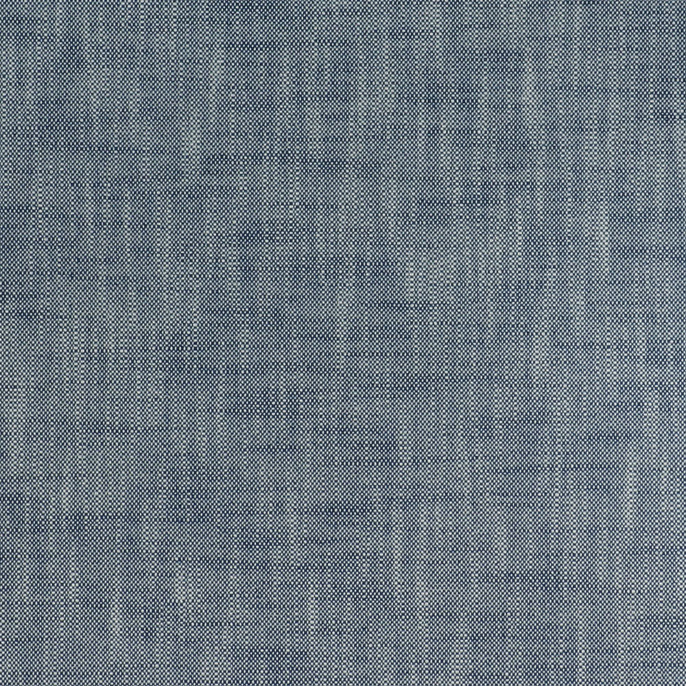 Close-up of a blue and white woven fabric with intricate pattern.
