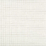 Close-up of light-colored fabric with grid pattern, versatile for textiles.
