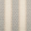Symmetrical fabric with gray geometric borders on a beige background.