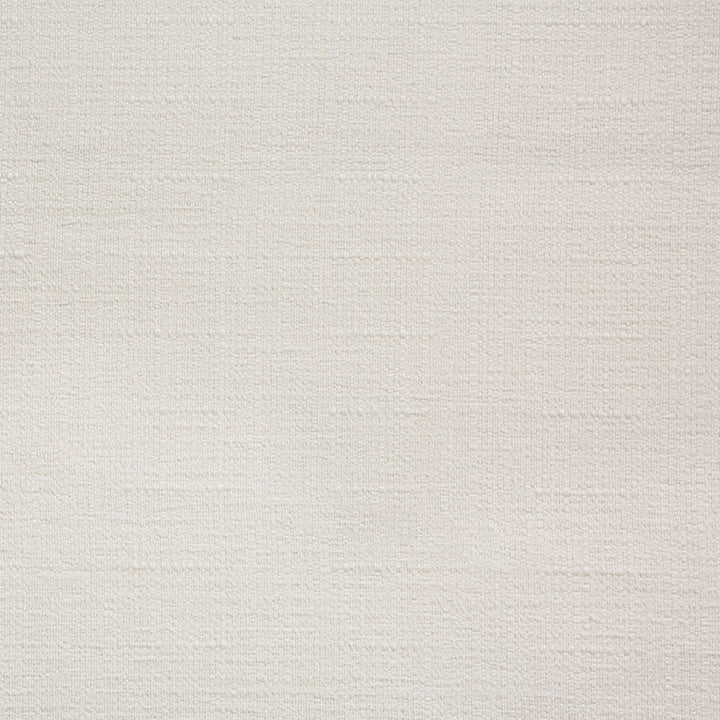 Neutral-toned woven fabric with ribbed texture. Soft white/light beige color. Evenly lit.