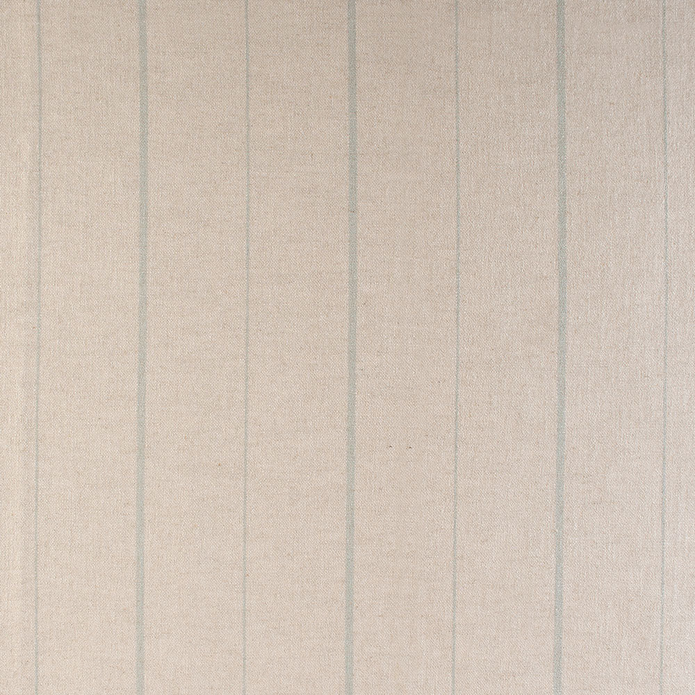 Textured fabric sample showcasing vertical stripes in light beige color