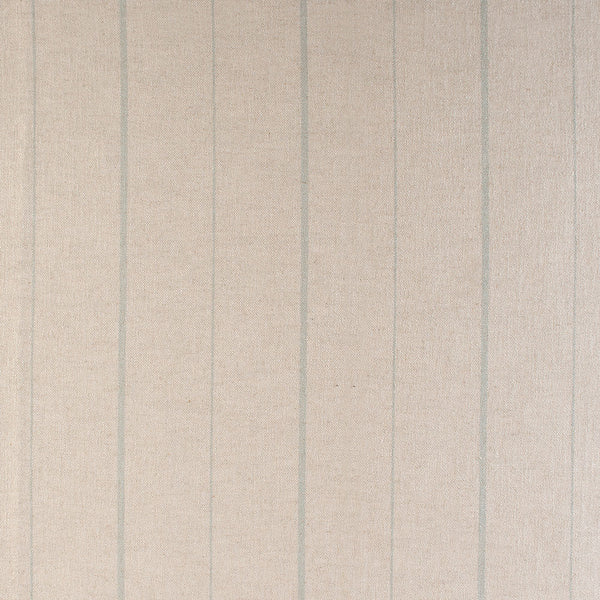 Textured fabric sample showcasing vertical stripes in light beige color