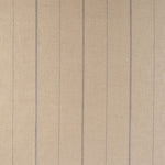 Textured fabric with vertical stripes in contrasting shades, possibly linen.