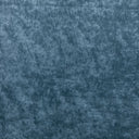 Close-up view of deep blue plush fabric with textured surface.
