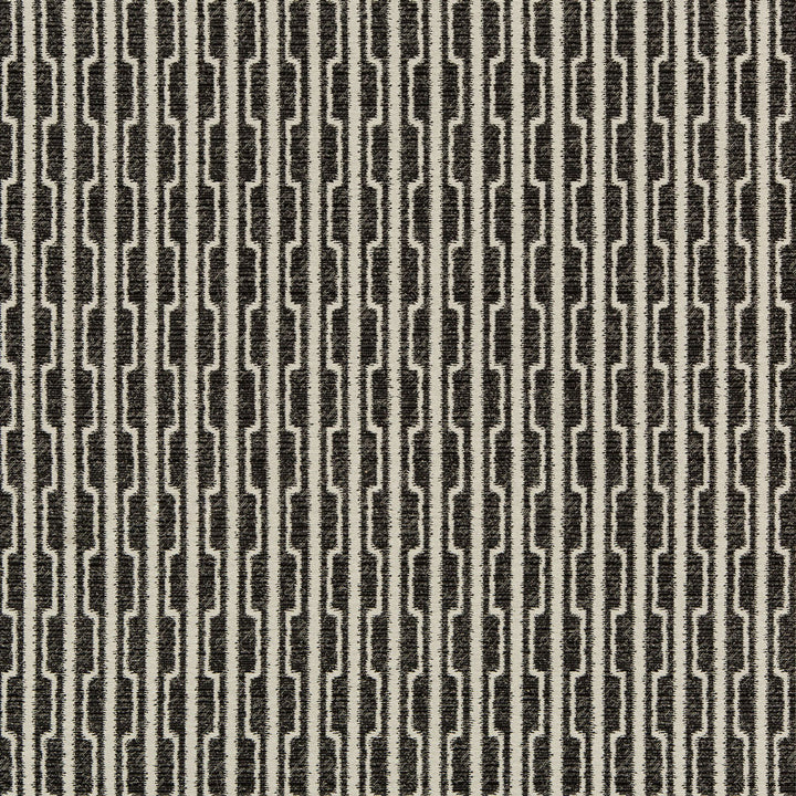 Repetitive textured pattern of vertical lines in alternating dark and light sections.