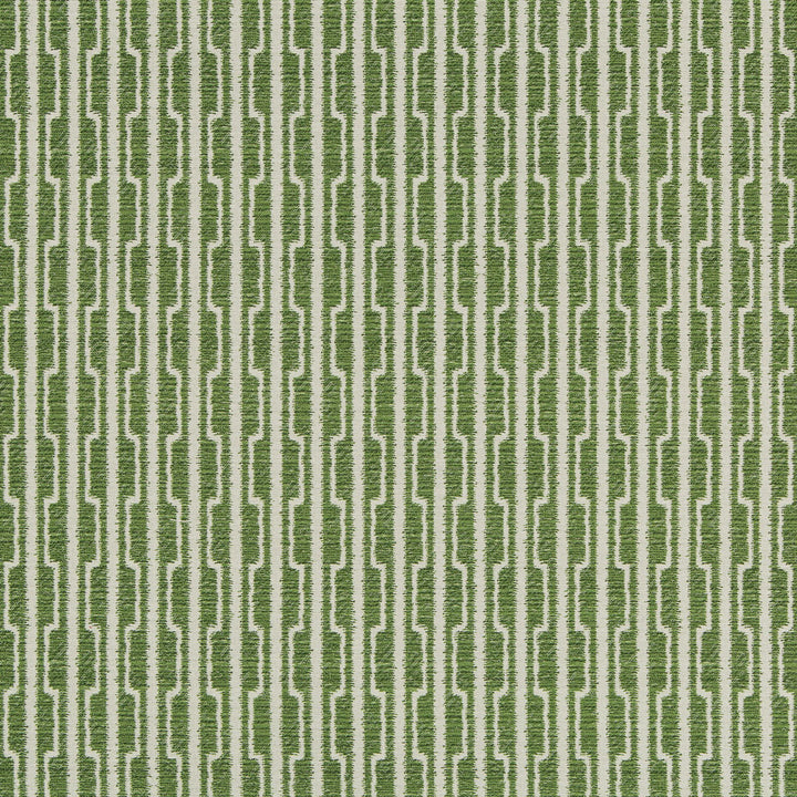 Repetitive geometric pattern in shades of green creates visual harmony.