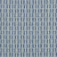 Close-up of fabric with textured geometric pattern in blue and white.