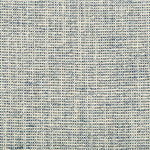 Close-up of high-quality, durable fabric with speckled blue pattern
