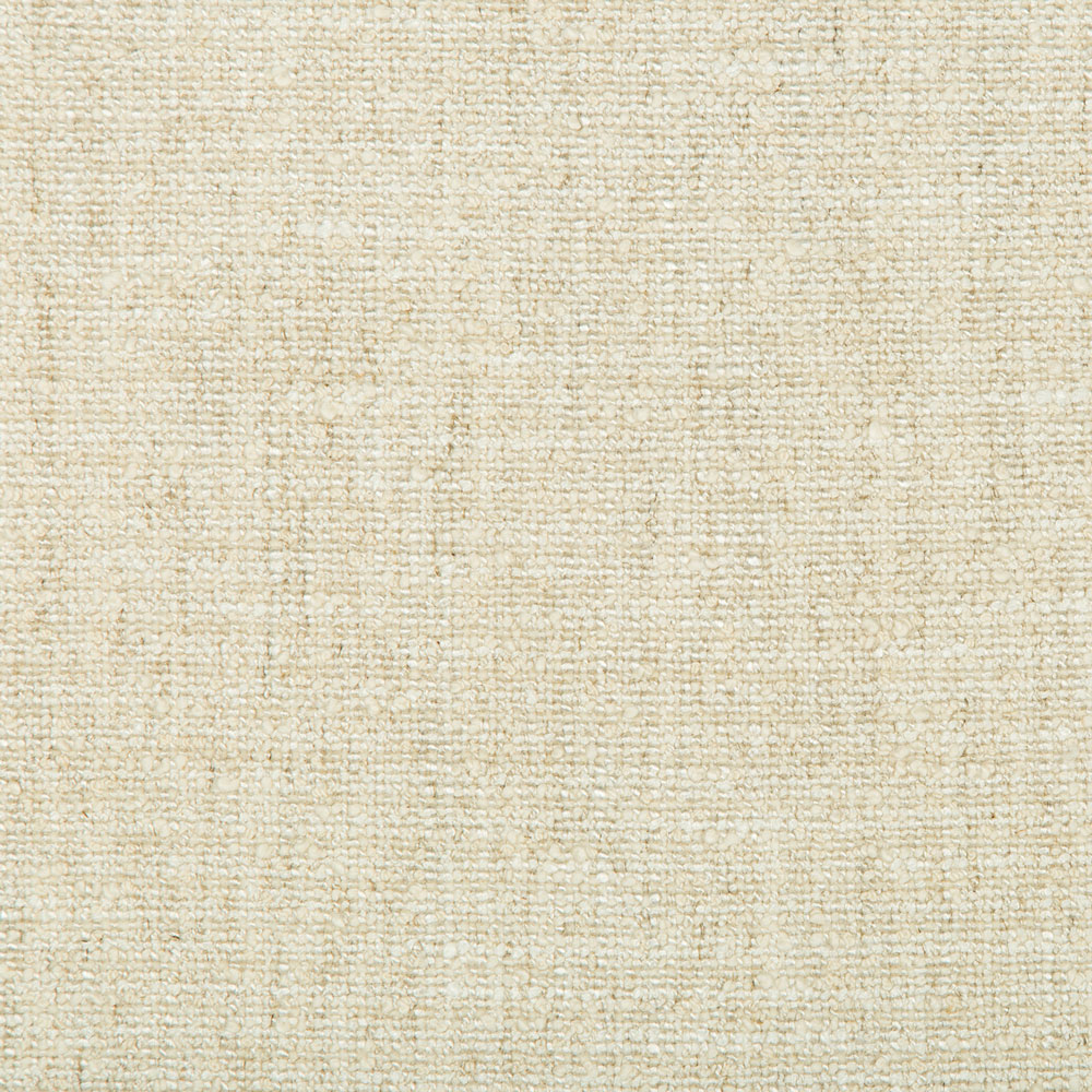 Close-up of beige woven fabric with tight, textured pattern.