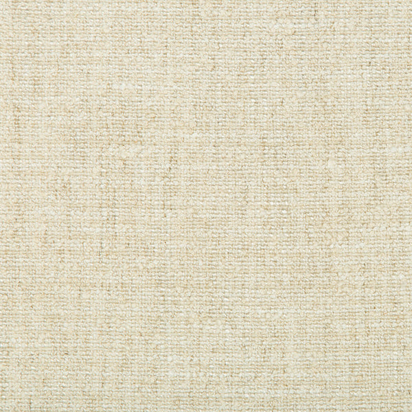 Close-up of beige woven fabric with tight, textured pattern.