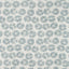 Stylish blue floral fabric pattern with abstract motifs on white.