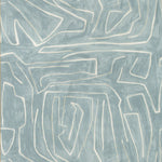 Abstract artwork showcasing interlocking geometric shapes in gray palette.