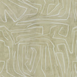 Abstract, angular shapes form a maze-like pattern in minimalist design.